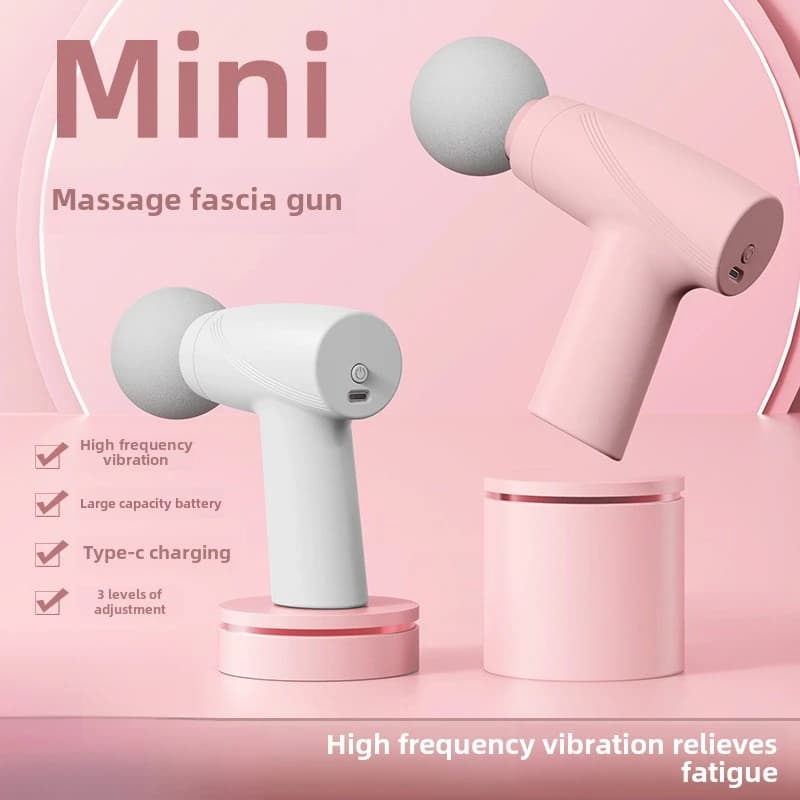 Equipment Portable Vibration Massager New Portable Mini Fascia Gun Multi-Stage Massage Gun Muscle Relaxation Massage
