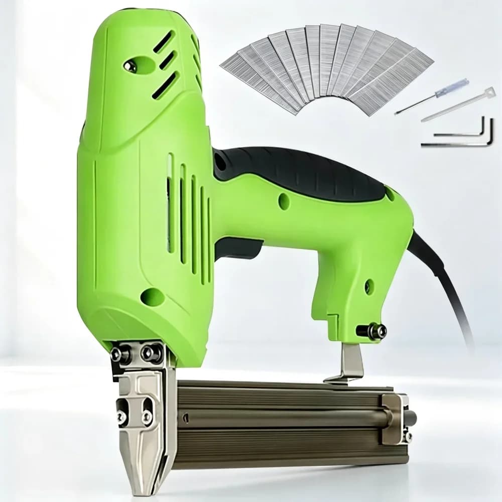 Pistola Sparachiodi Elettrica 220V F30 422 per Chiodatura e Graffettatura, Utensile per Falegnameria e Carpenteria, Attrezzo Manuale per Cornici