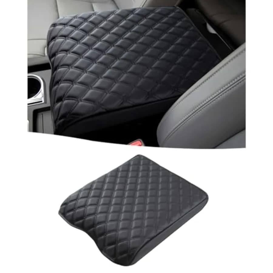 Copertura Personalizzata per Console Centrale Toyota 2014-2021, Impermeabile in Ecopelle per Bracciolo e Console
