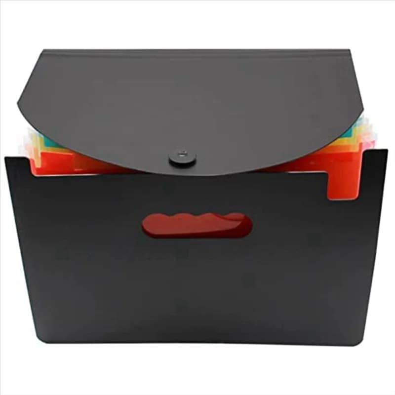 Organizzatore da scrivania A45I Cartella di espansione a 24 tasche Organizza file aziendali portatili Forniture per ufficio Rack di file
