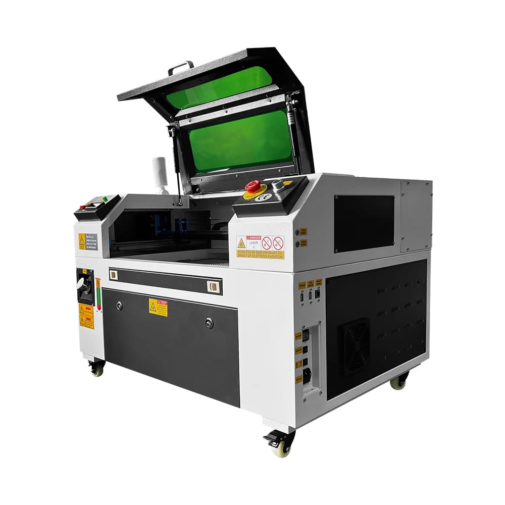 Macchina per Taglio e Incisione Laser CO2 5030 50W/60W con Controllo Ruida per Pelle, Legno, Compensato, Gomma, MDF, Carta AI/DXF/LAS