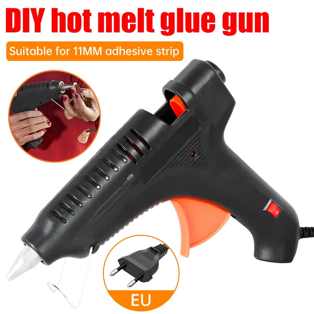 Hot Melt Glue Gun Lithium Electrothermal Glue Gun with 11mm Glue Sticks Industrial Guns Heat Temperature Thermo Electric Repair