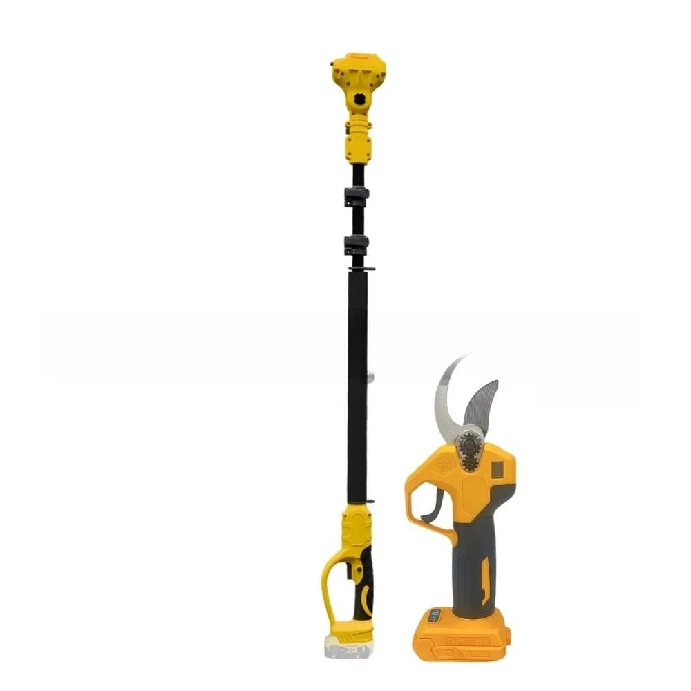 High branch saw with lithium battery, extended lithium battery without brushes, pruning shears with lithium battery