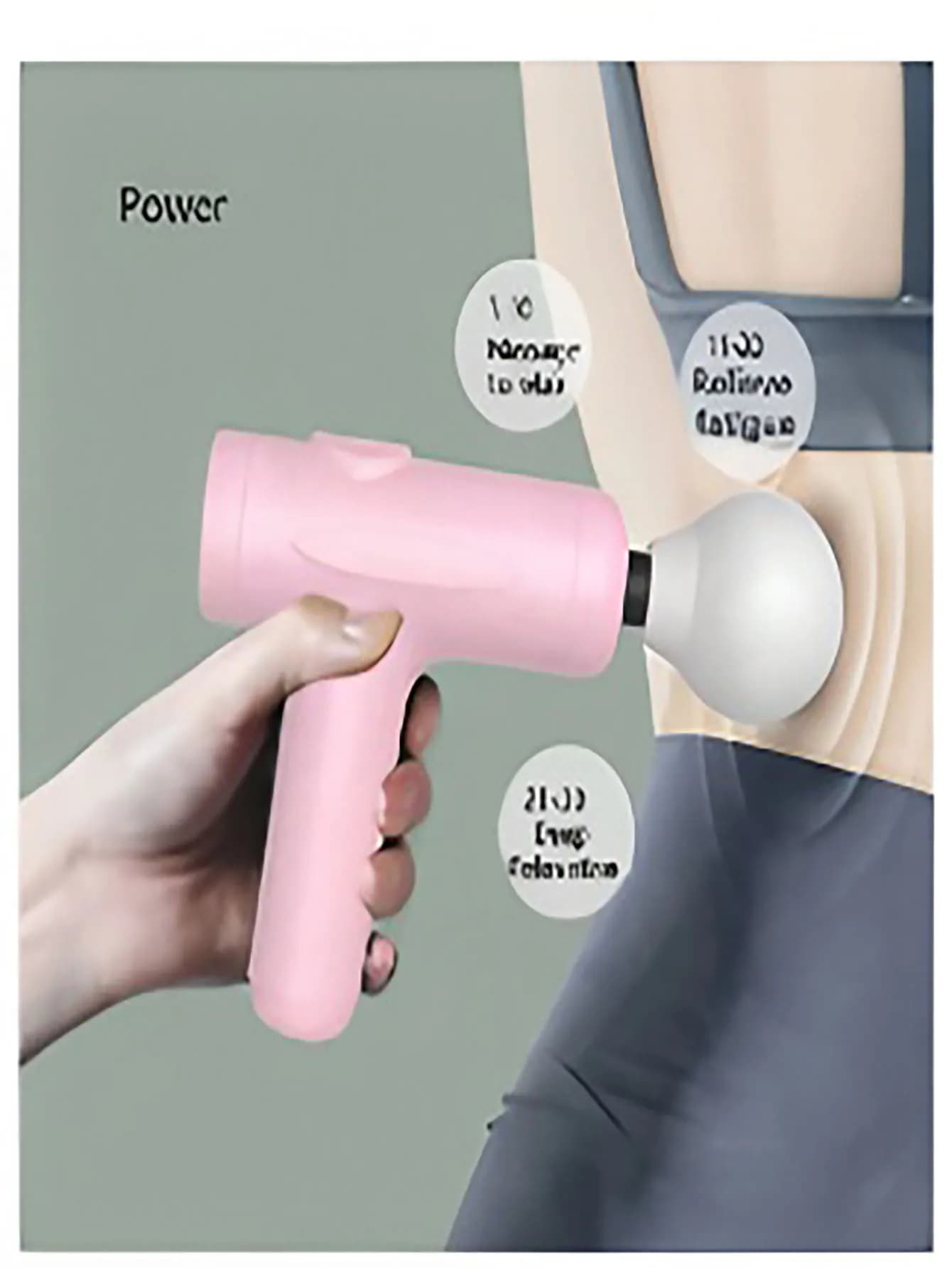 2026 powerful fascia gun full body massager to release muscle，same as the celebrity model USB-powered