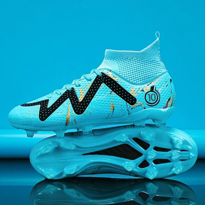 Simple Fashion Men Breathable Football Shoes Durable Anti Slip Sole Student Outdoor Sports Running Sneakers