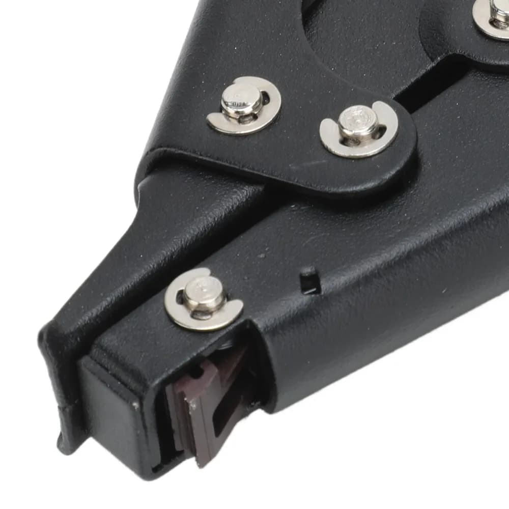 Attrezzo per Fascette Regolabili, Gamma di Larghezza 2.4-9mm, Lunghezza 8 Pollici, Design Portatile, Colore Nero