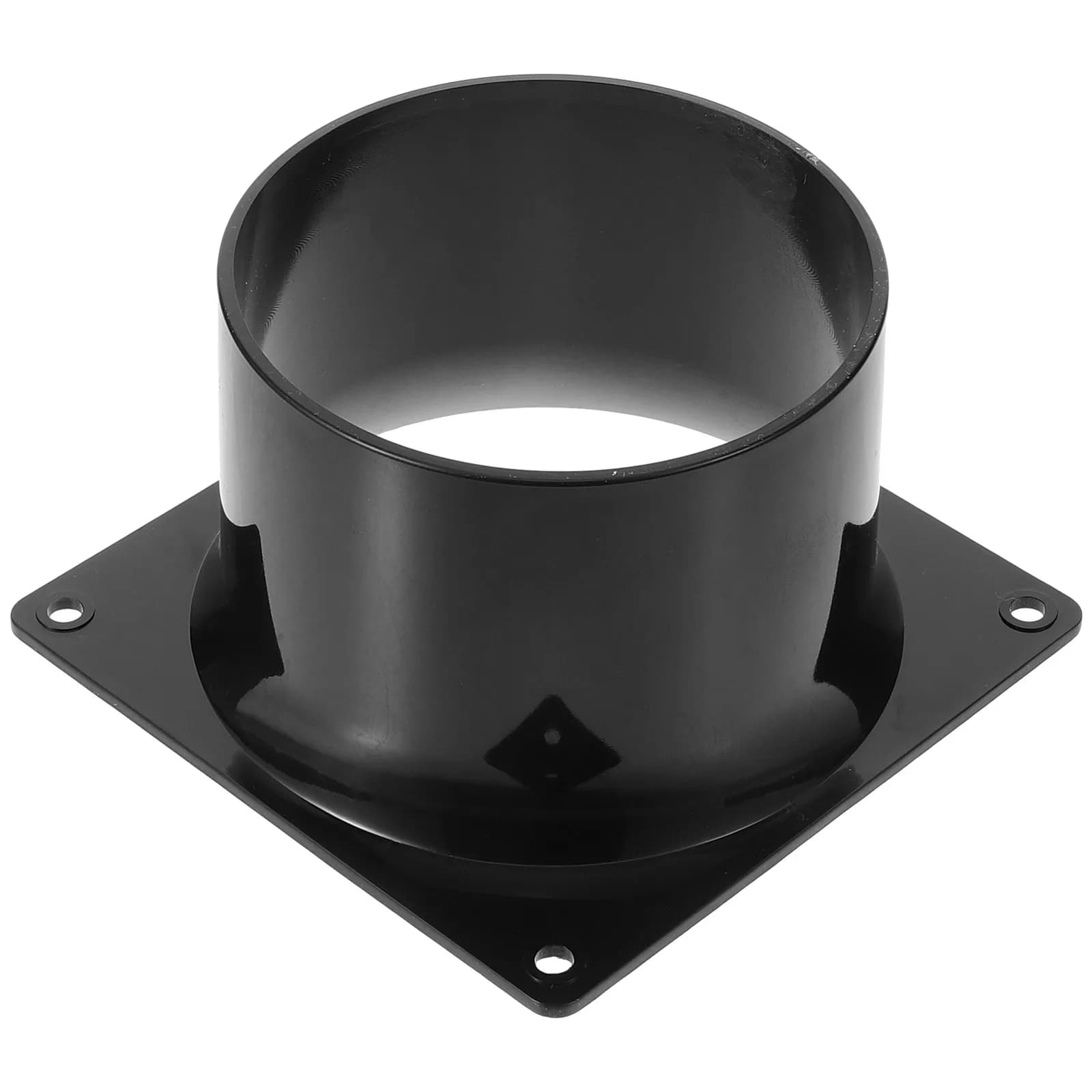 Riduttore per condotto a flangia dritta con fondo quadrato per il collegamento di cappe aspiranti e purificatori d'aria - Nuovo sistema di ventilazione fai-da-te