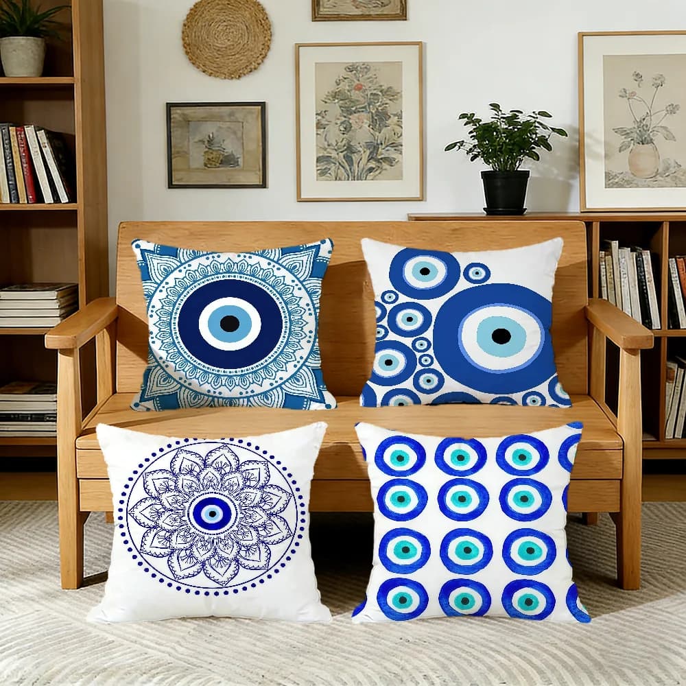 D-Demon E-Eyre-Dreamcatcher cushion cover For Pillow Printing Sofa Decoration Home Car Room Coffee Shop Office Nordic Simplicity