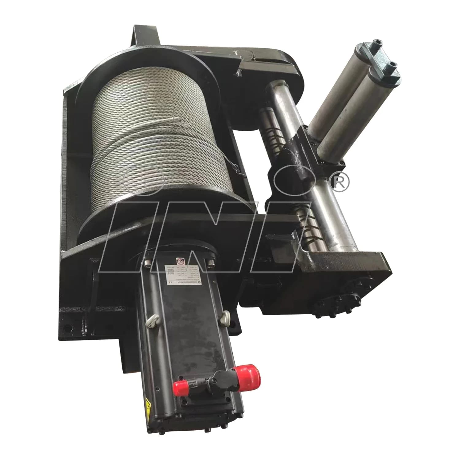 Verricello Elettrico con Fune Metallica da 140m/Verricello Idraulico con Fune in Acciaio Inox/Verricello Idraulico per Ancoraggio Marino
