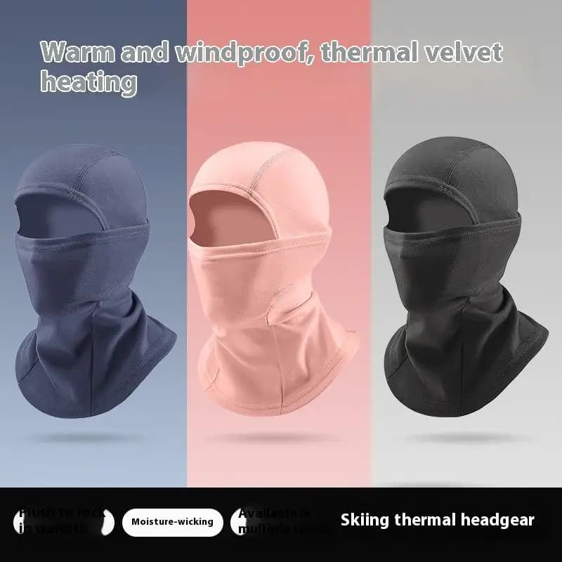 Passamontagna caldo per ciclismo all'aperto, maschera per sport invernali da 1 pezzo, scaldacollo per climi freddi per uomini e donne