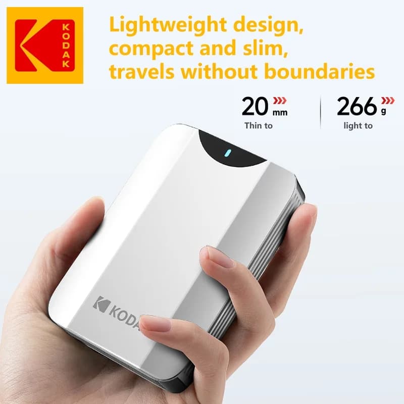 Kodak P232 Disco rigido esterno portatile 2,5'' PHDD 1TB Fino a 100M/s Disco rigido esterno USB3.2 per PS4/PS5 Xbox Mac PC