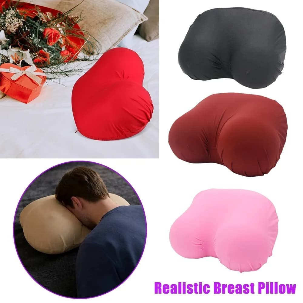 Cuscino per il seno in morbida memory foam a lento ritorno, realistico, per dormire, regalo per gli amanti degli anime, coppa per masturbazione maschile
