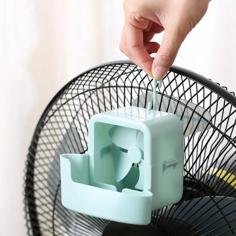 Ventilatore Elettrico per Contenitore Refrigerante, Ventilatore Sospeso per Raffreddamento con 4 Contenitori, Accessori per Refrigerazione Domestica