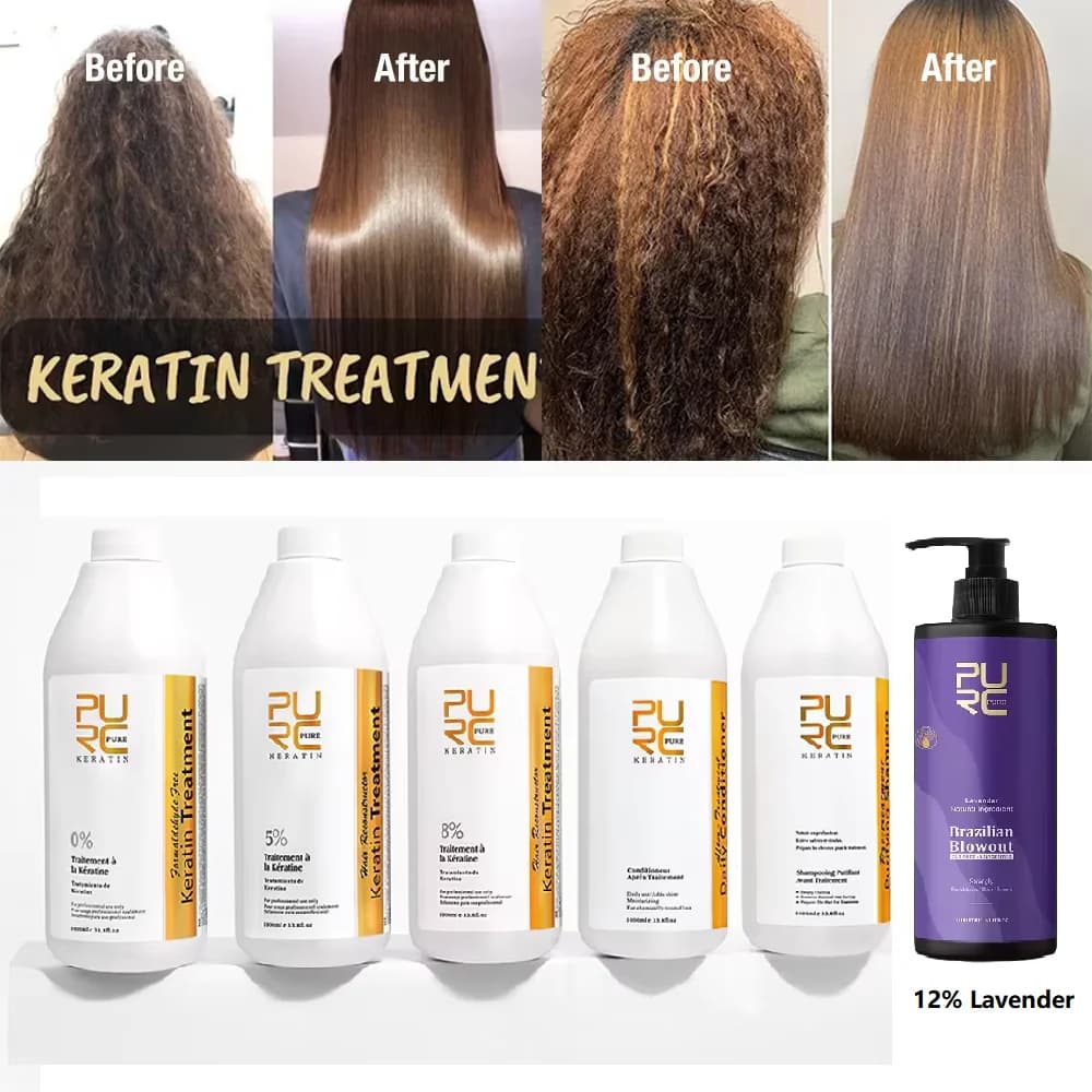 0%/5%/8%/12% Smooth treatment for hair keratin ricci crespi Smooth treatment Products for Brazilian keratin salons 1000ml