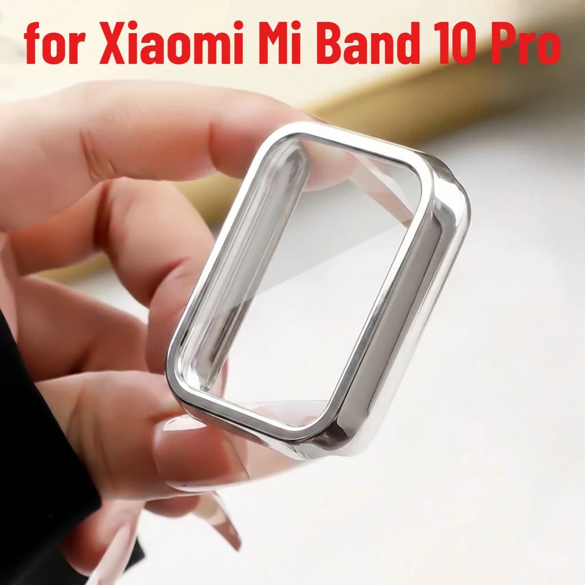 All Inclusive TPU Protective Case for Xiaomi Mi Band 10 Pro Smart Watch Strap Bumper Cover Screen Protector for Mi Band 10 Pro