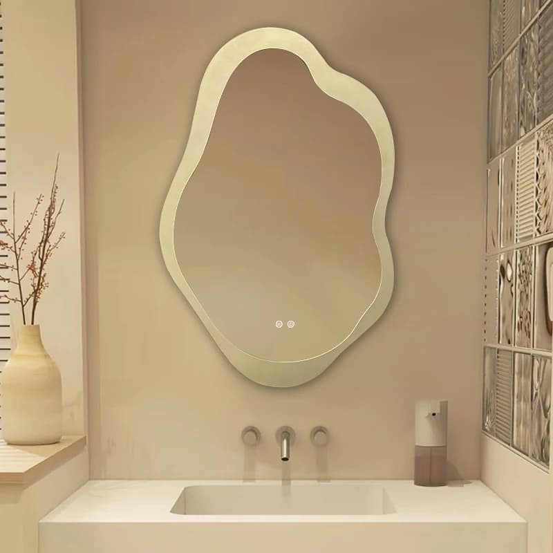 Soggiorno Bagno Specchi decorativi Camera da letto Trucco Pavimento Estetico Abito interno Esclusivo Specchio Da Parete Decorazioni per la casa