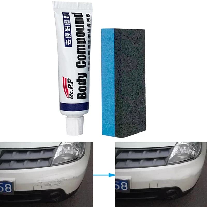 Dispositivo per la rimozione dei graffi dell'auto per la cura dei graffi della vernice del corpo dell'auto Cura dell'auto per lucidatura e lucidatura Pasta composita Riparazione della vernice dell'auto
