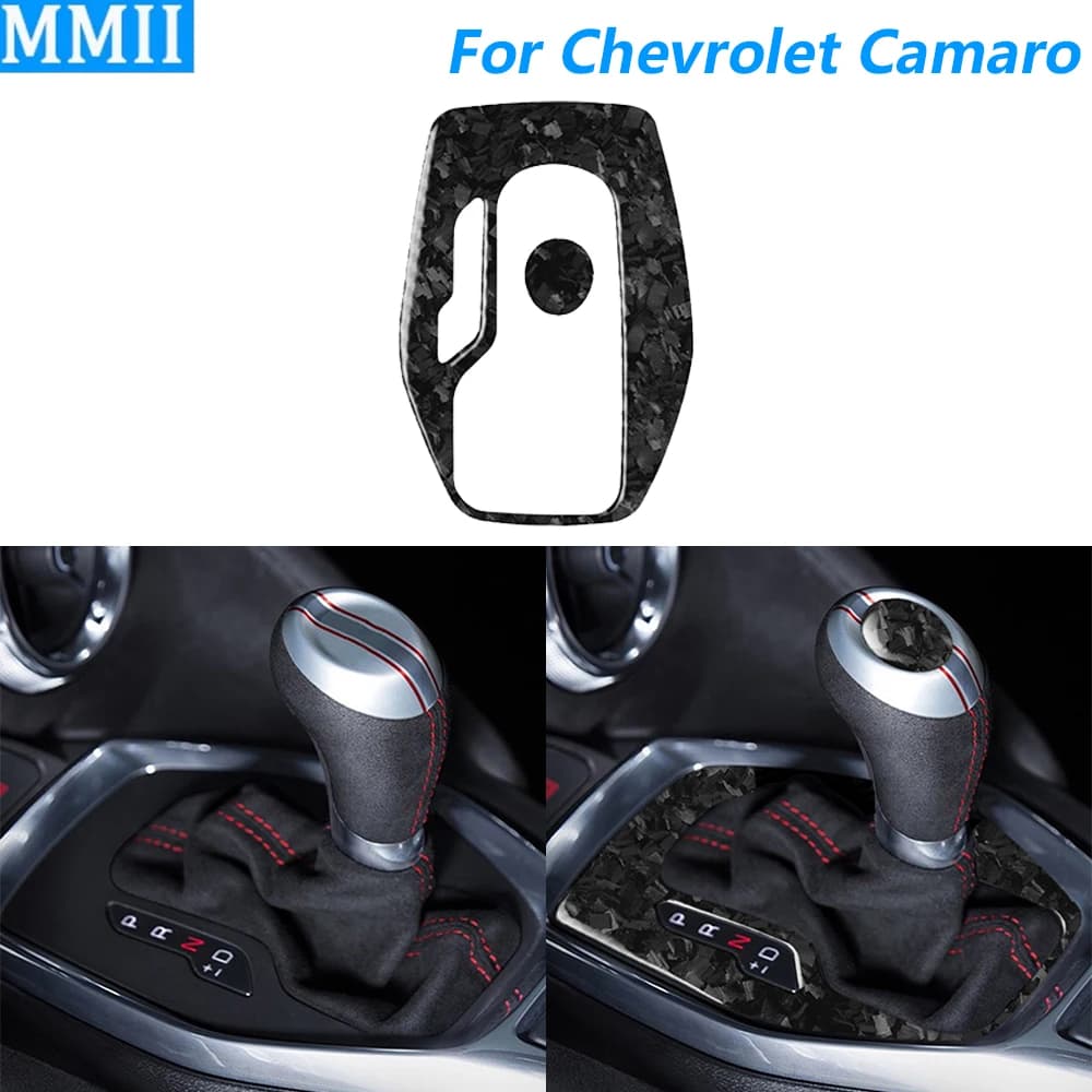 Per Chevrolet Camaro 2016-2025, Copertura del Pannello di Controllo del Cambio Centrale in Fibra di Carbonio Forgiata, Accessori Auto, Adesivo Decorativo
