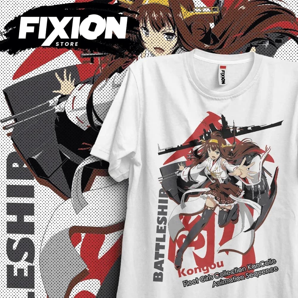 KanColle Kantai – Kongou Anime T Shirt Manga Gift For Anime Lover All Size Cotton