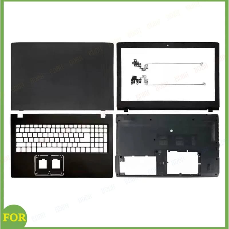 Nuovo per Aspire E5-575 E5-575G 523 553 576 TMP259 TMTX50: cover posteriore schermo LCD, pannello frontale poggiapolsi, coperchio inferiore cerniere ABCD