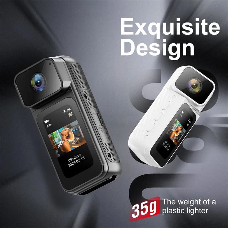 Mini Ultra HD 2.7K 1.47 Inch HD Display Small Portable Digital Video Recorder Wireless WiFi Action Camera for Cycling