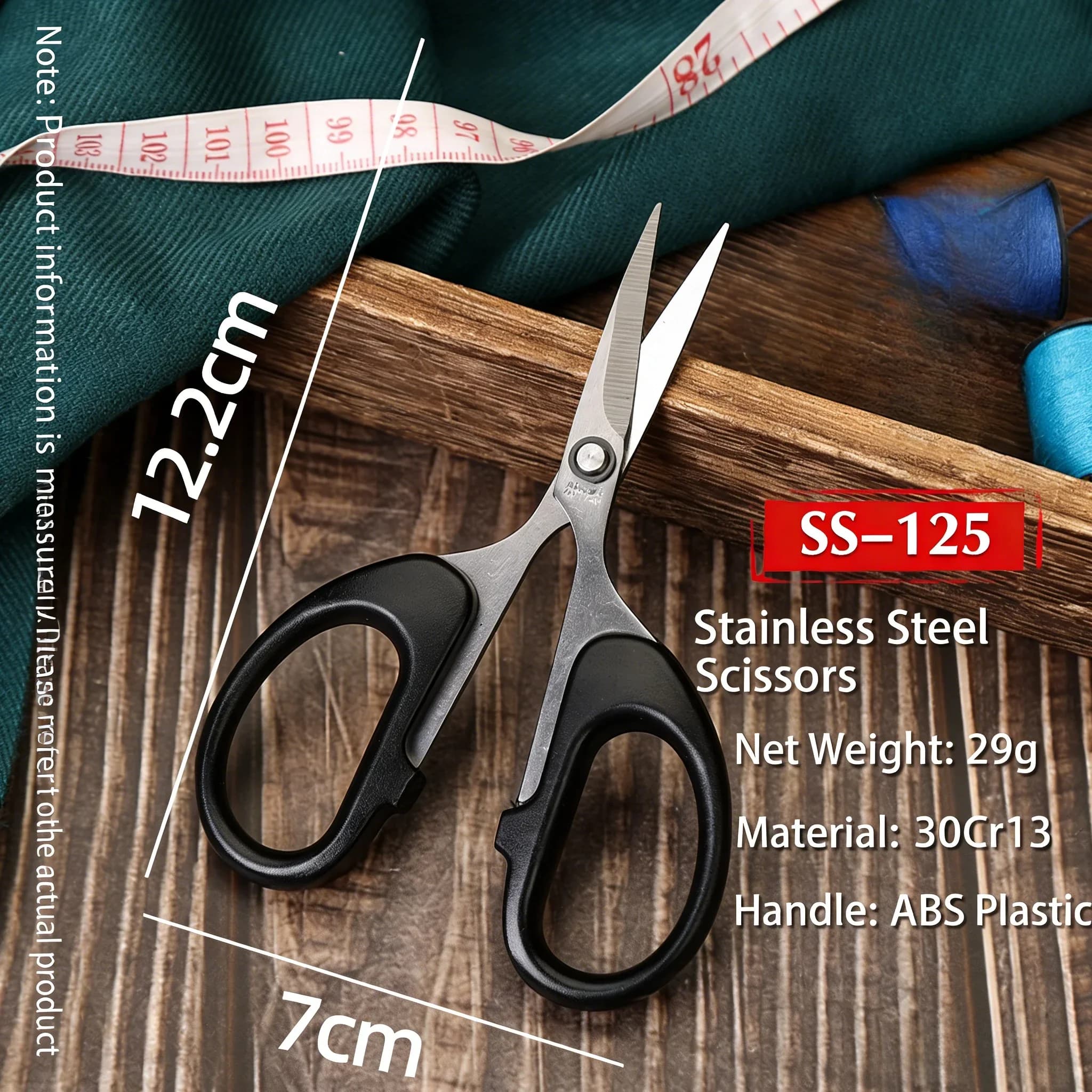 SS125 SS140 Stainless Steel Pointed Scissors Mini Office Paper Cutter Fruit Grape Pruning Vegetable Gardening Shears