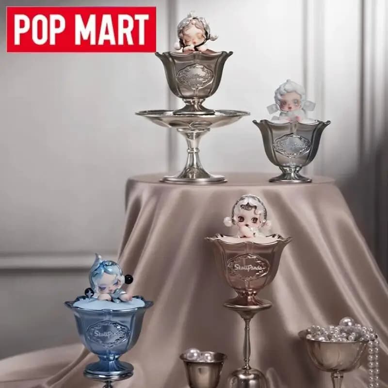 POP MART Skullpanda The Feast Begins Series Candela profumata Scatola cieca Guess Bag Giocattoli Bambole Anime Action Figure Ornamento Regalo per bambini