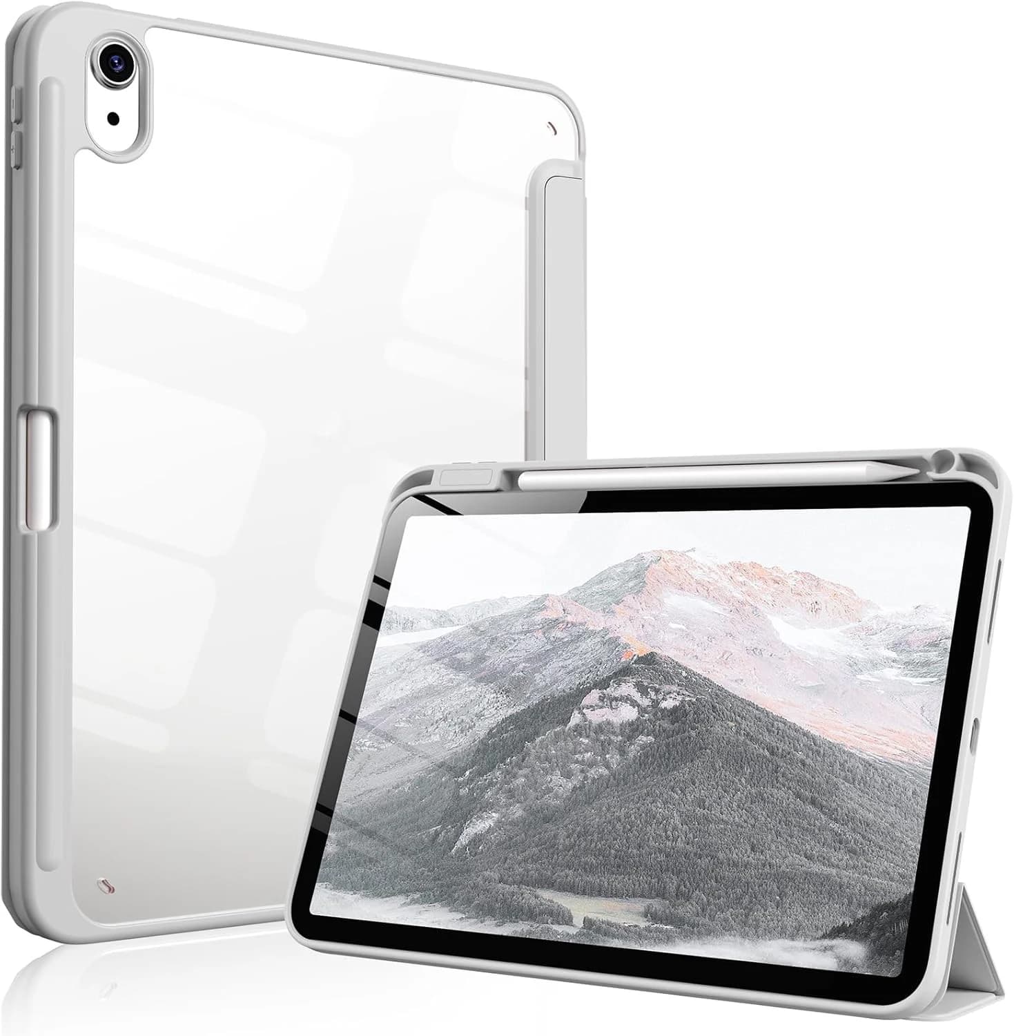 Astuccio per iPad 11/10 11a generazione (A16) 11 pollici 2025/ 10a generazione 10,9 pollici 2022, Smart Cover con vibrazione magnetica