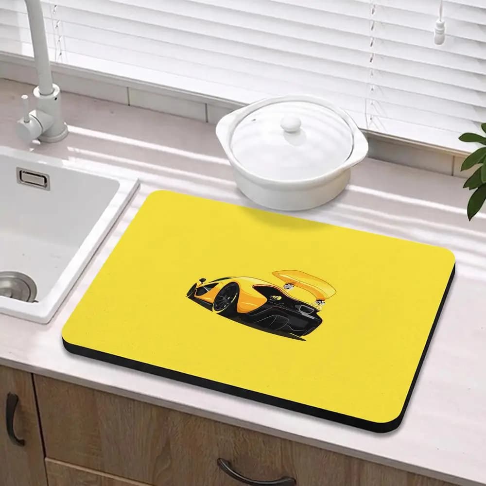 Tappetino Ecologico in Diatomite Antibatterico e Antiodore per Cucina e Bagno Fast M-MMcLarenS