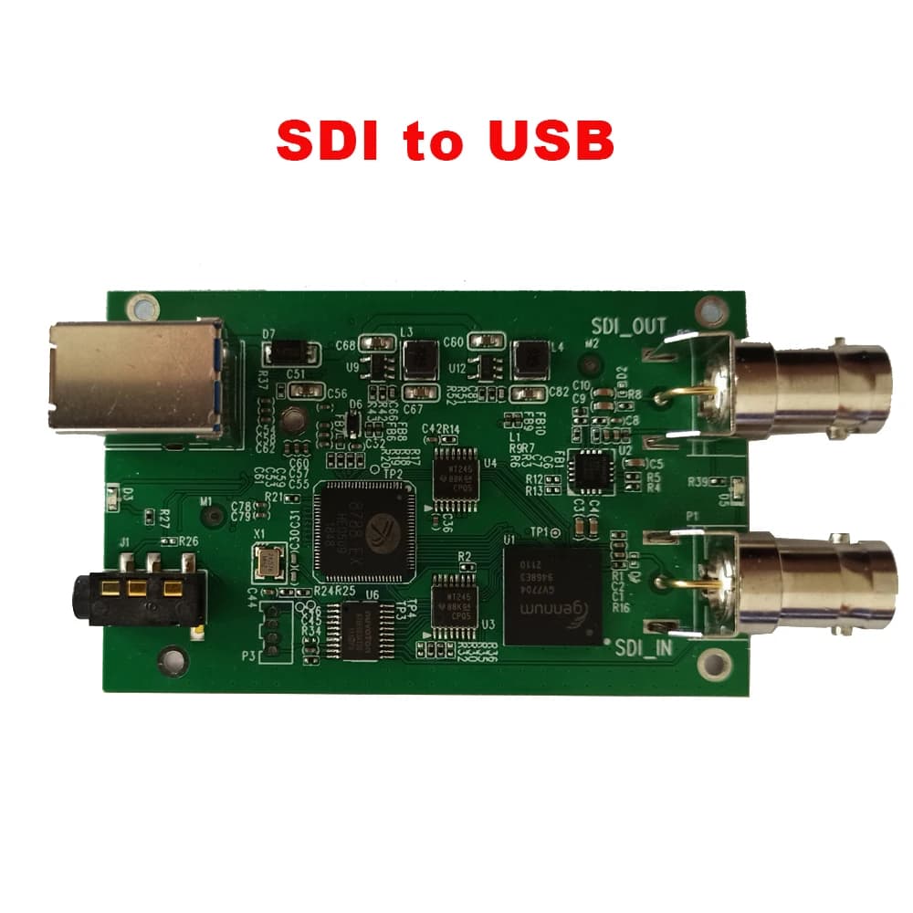 Scheda di acquisizione Audio Video da SDI a USB 3.0 SDI2 a HDMI loop HDMI e SDI con uscita HD 1080P registratore di ingresso SDI Live Streaming