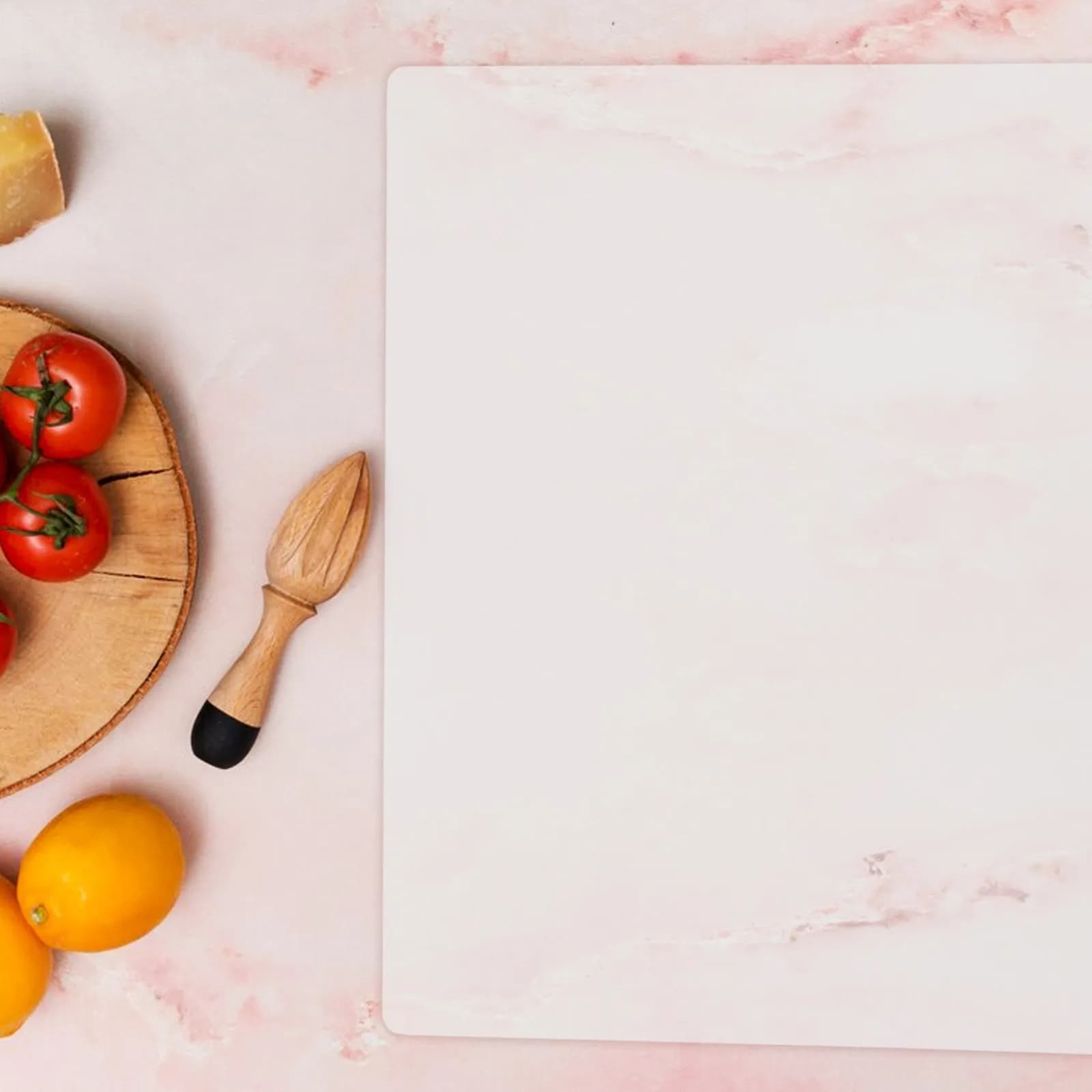 Tagliere Grande in Acrilico Antiscivolo, Trasparente, per Frutta e Verdura, Sicuro da Usare in Cucina