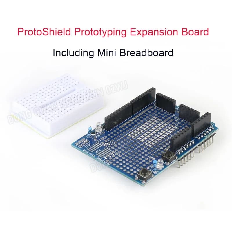UNO Proto Shield + Mini breadboard kit SYB-170 for electronic prototyping circuit test projects PCB Arduino