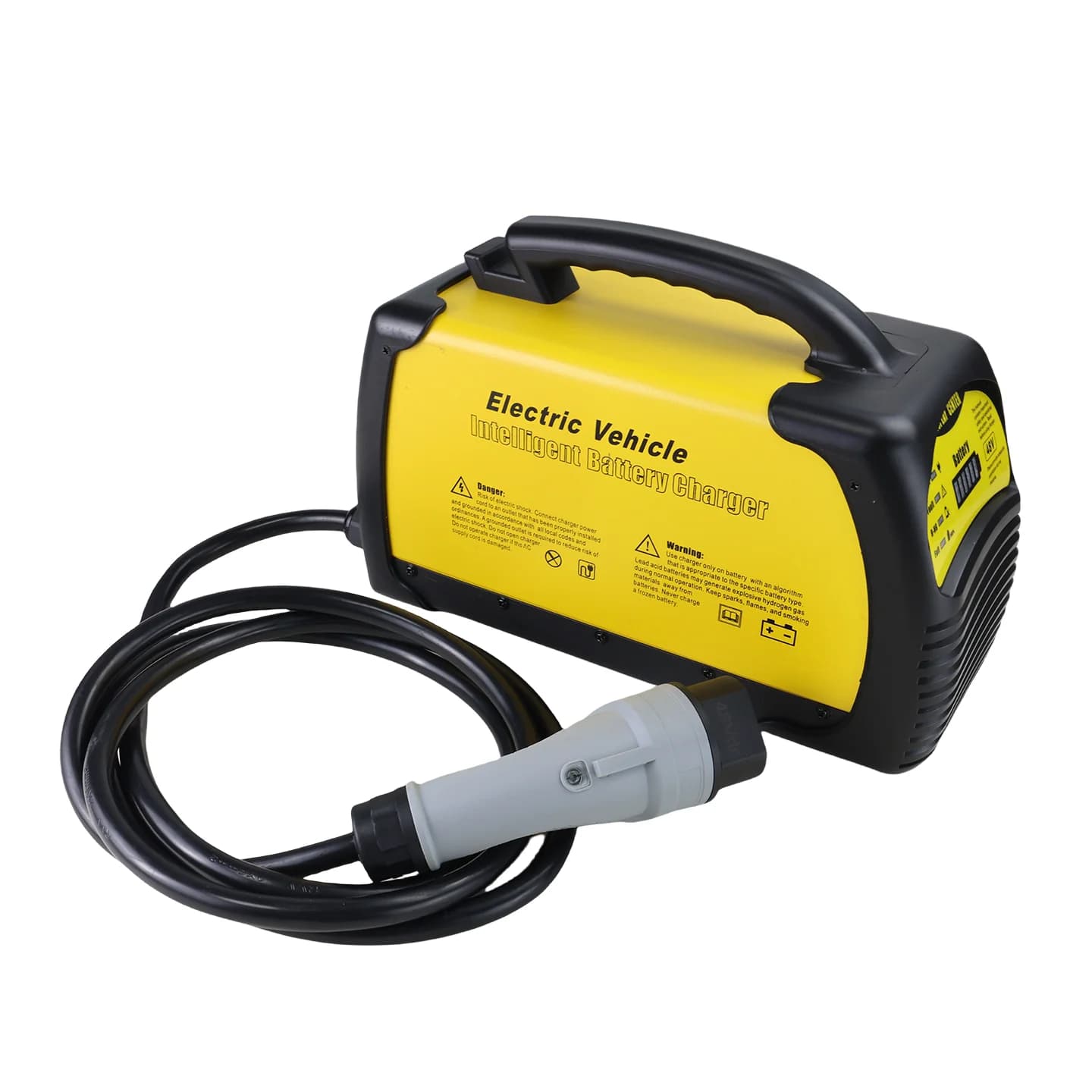 Caricabatterie Originale per Auto Turistiche 48V 25A, Caricatore Intelligente, Batteria Senza Manutenzione 1500W