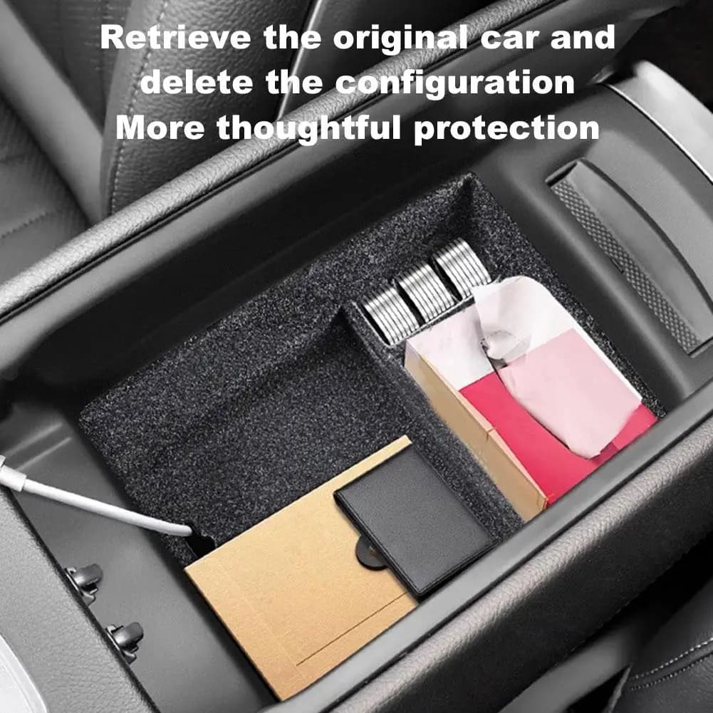 Scatola portaoggetti per bracciolo centrale per auto per Benz Eqe Sedan/eqe-suv/eqs Accessori per organizer per console centrale interna per auto B9K7