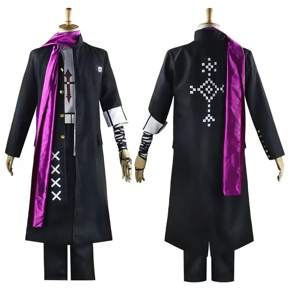Costume Cosplay Anime Danganronpa Goodbye Despair Gundham Tanaka, Giacca e Cappotto Unisex, Set Uniforme per Halloween e Carnevale
