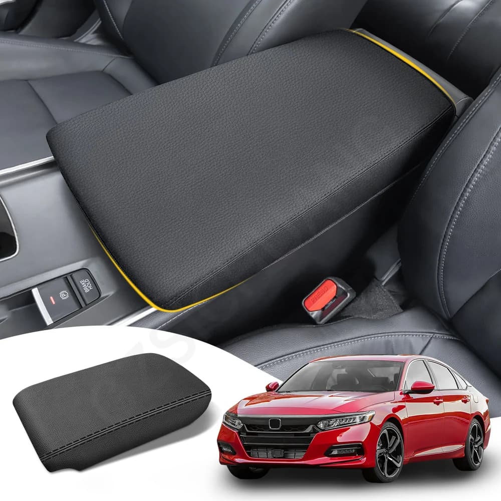 Bracciolo Box Copertura In Pelle Console Centrale Pad Per Honda Accord 10 X MKX MK10 10th Gen 2018 2019 2020 2021 2022 Accessori Auto