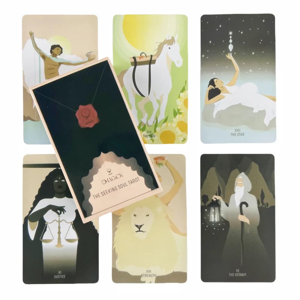 The Seeking Soul Tarocchi Cards Un mazzo da 78 carte Oracle Carte da gioco da tavolo