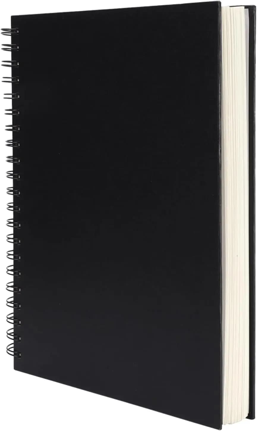 8.5x11 Spiral Bound Sketchbook, 80 Sheets 90gsm, Acid-Free Art Paper for Kids & Adults