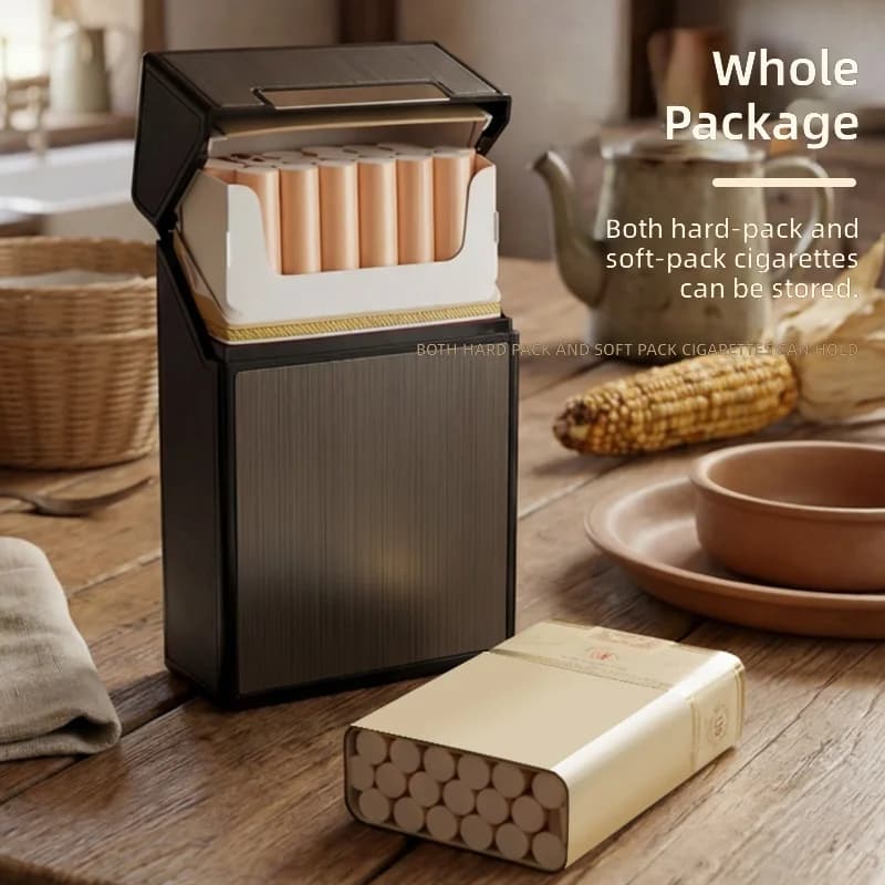 Futeng Metal Luxury Cigarette Case Wholesale Laser Engraving Elegant Tobacco Cigarette Case Box