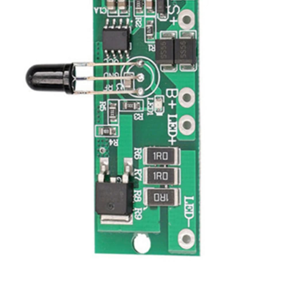 3.2V/3.7V Solar Powered Street Lamp Panel Long Light Auto Power Down Solar Circuit Board Controller with Remote Control
