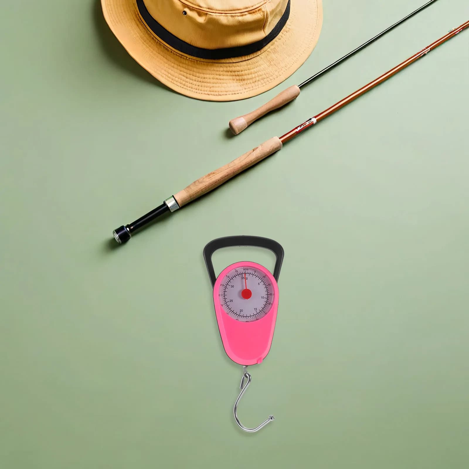 Spring Scale Portable 5Kg 10Kg 20Kg High Precision Travel Luggage Fishing Hanging Scale with Easy Read Dial for Camping Hiking