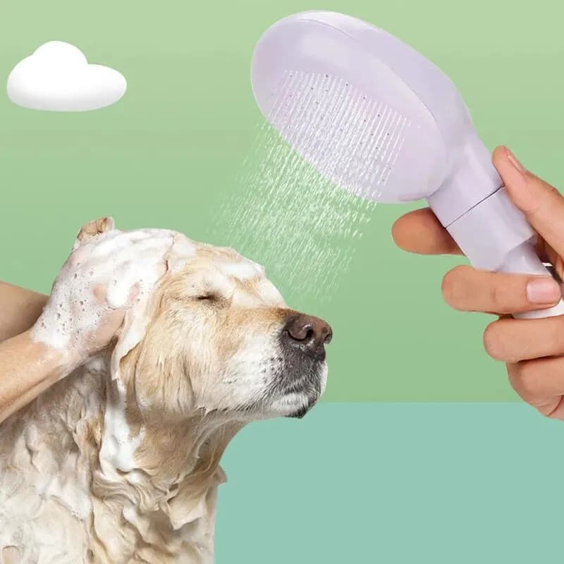 Doccia per Animali Domestici Multifunzionale, Spruzzatore da Giardino per Facile Bagno di Cani e Gatti, Strumenti e Accessori per la Pulizia e la Toelettatura degli Animali