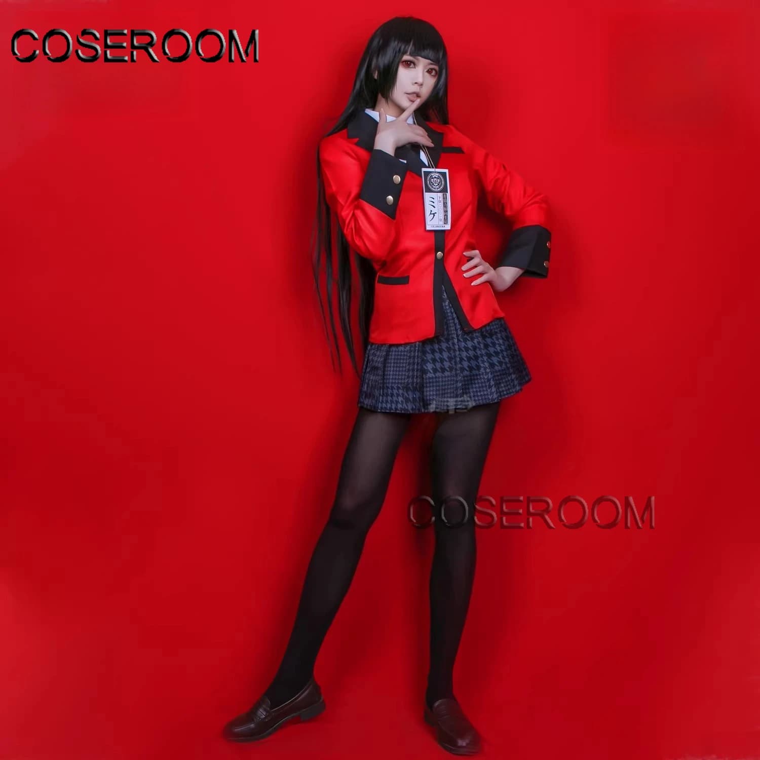 Anime Kakegurui Compulsive Gambler Jabami Yumeko Cosplay Costume Dress Carnival Halloween Comic Con Role Play Outfit