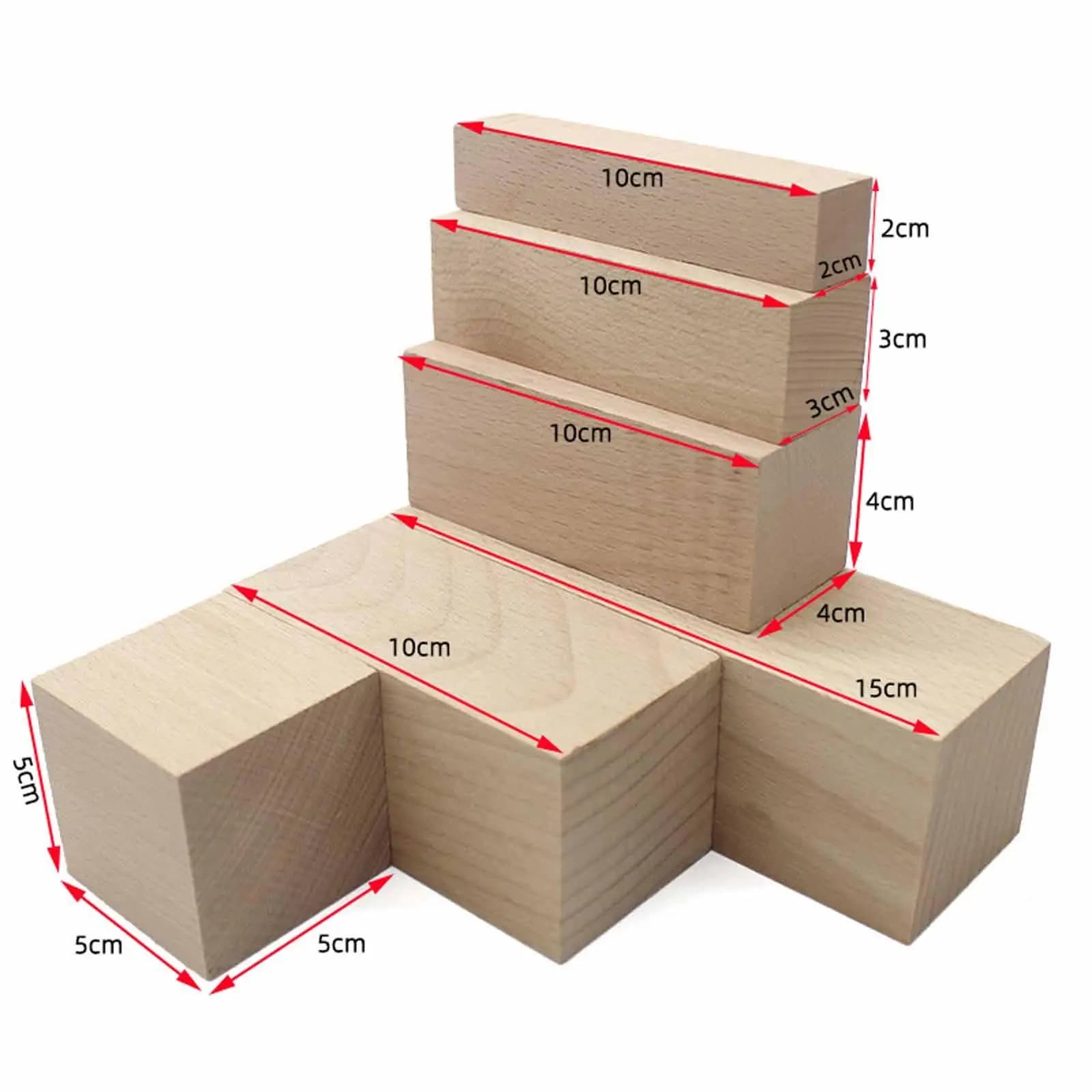 Blocchi di Legno di Tiglio Premium per Intaglio, Pezzi di Legno Grezzo, Kit Artigianale per Hobbisti, Bambini e Progetti Artistici Fai-da-Te