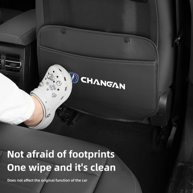Seggiolino auto Anti-Calcio Pad Copertura Della Protezione Posteriore In Pelle Per Changan CS75 Plus CS95 CS35 Alsvin CS15 CS85 CS55 Eado CX20 CX70 Raeton