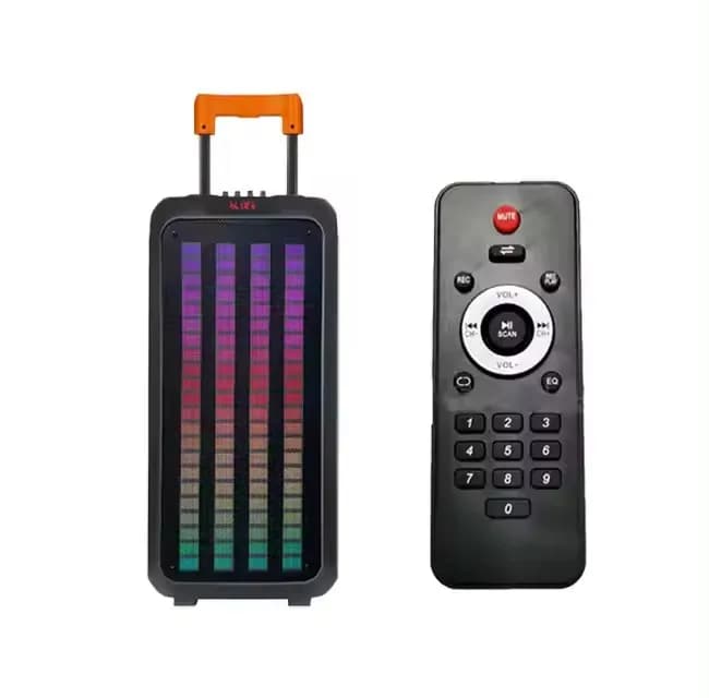 Ndr 1098 Miglior scatola portatile Ultimi altoparlanti Macchina da palcoscenico professionale Karaoke per feste Audio da 8 pollici con altoparlante per carrello esterno