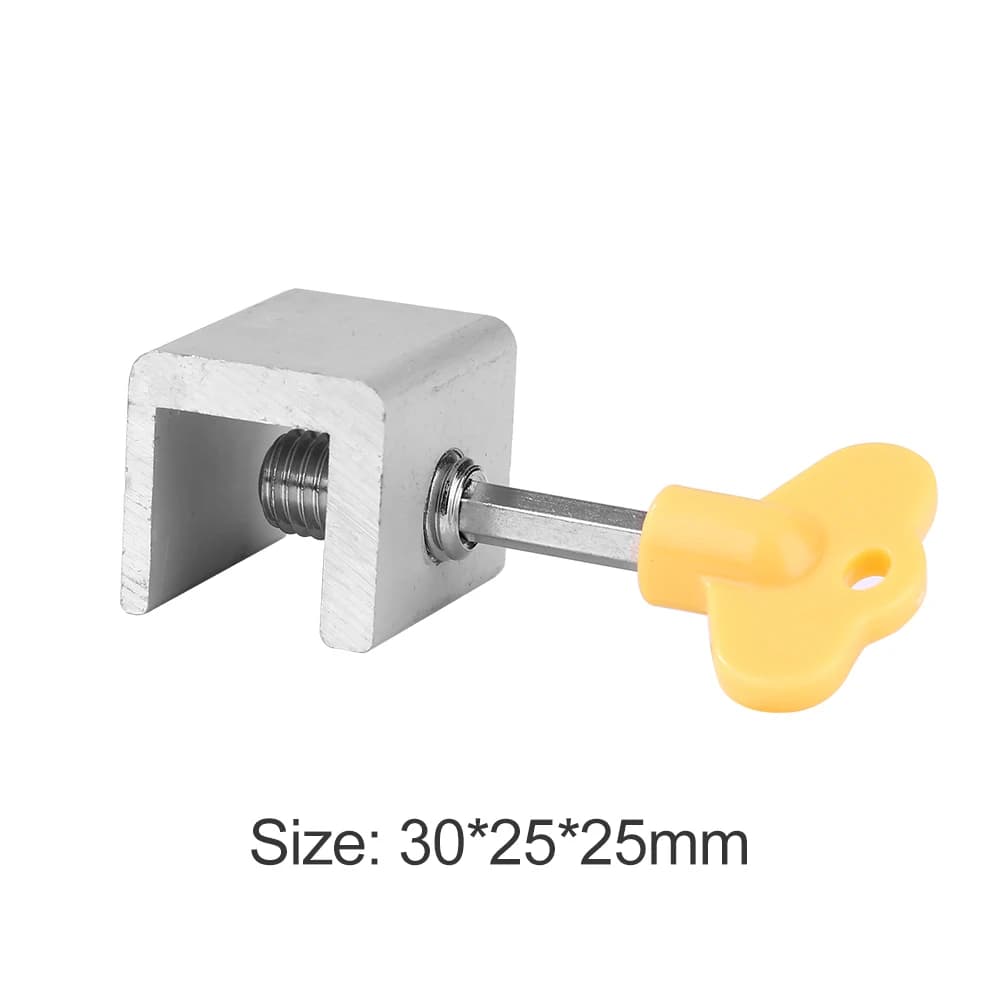 Door Window Lock Restrictor with Key Window Cable Limit Lock Adjustable Window Lock Stopper Kids Pets Safety Locks