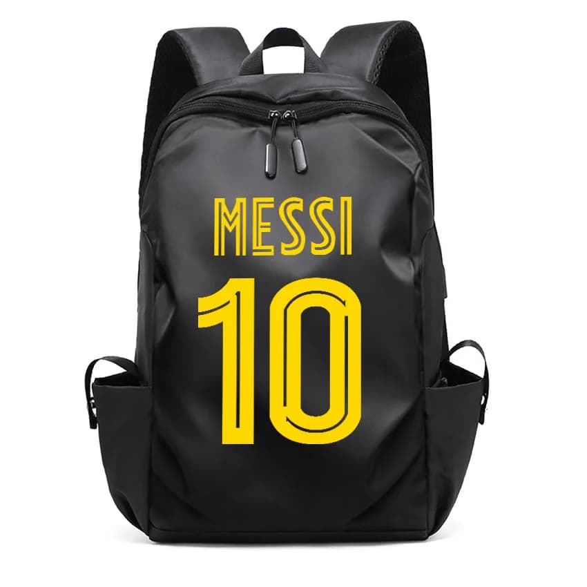 Zaino da calcio Super Stars MESSI Zaino da studente universitario unisex per ragazzo e ragazza Donna Uomo Laptop Adolescenti Zaino porta USB per studenti