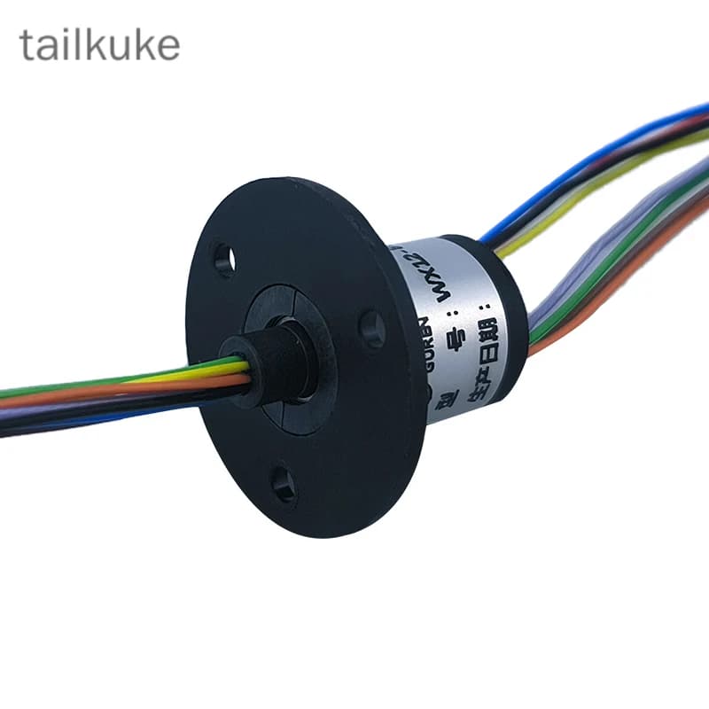 Anello di contatto elettrico in miniatura stile cappuccio a bassa potenza Diametro esterno 12,4 mm Anello di contatto conduttivo compatto 4 canali/8 canali