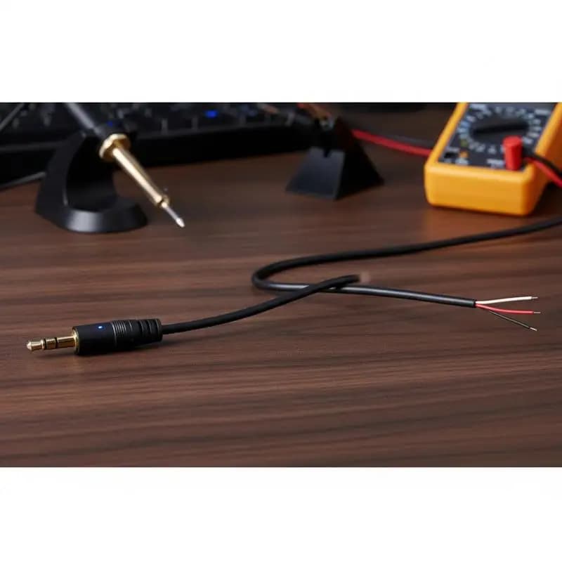 2 Pezzi Connettore Jack Maschio/Femmina Mono Stereo da 2.5mm 3.5mm 1/8'' 2/3/4 Pin, Cavo di Prolunga AUX per Riparazione Audio Fai-da-te, Auricolari e Microfoni